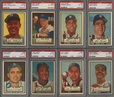 1952 Topps "High Numbers" PSA VG-EX 4 Collection (27 Different)